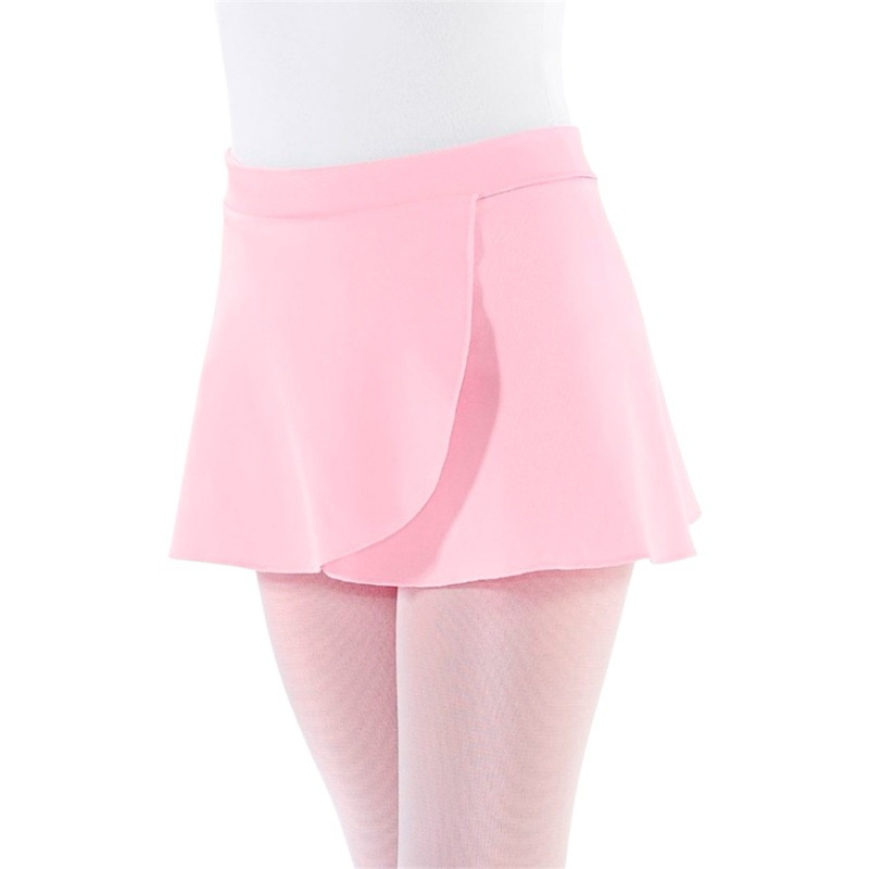 Saia Infantil Transpassada Feminina Ballet Curta Tecido Moda em Oferta na Shopee