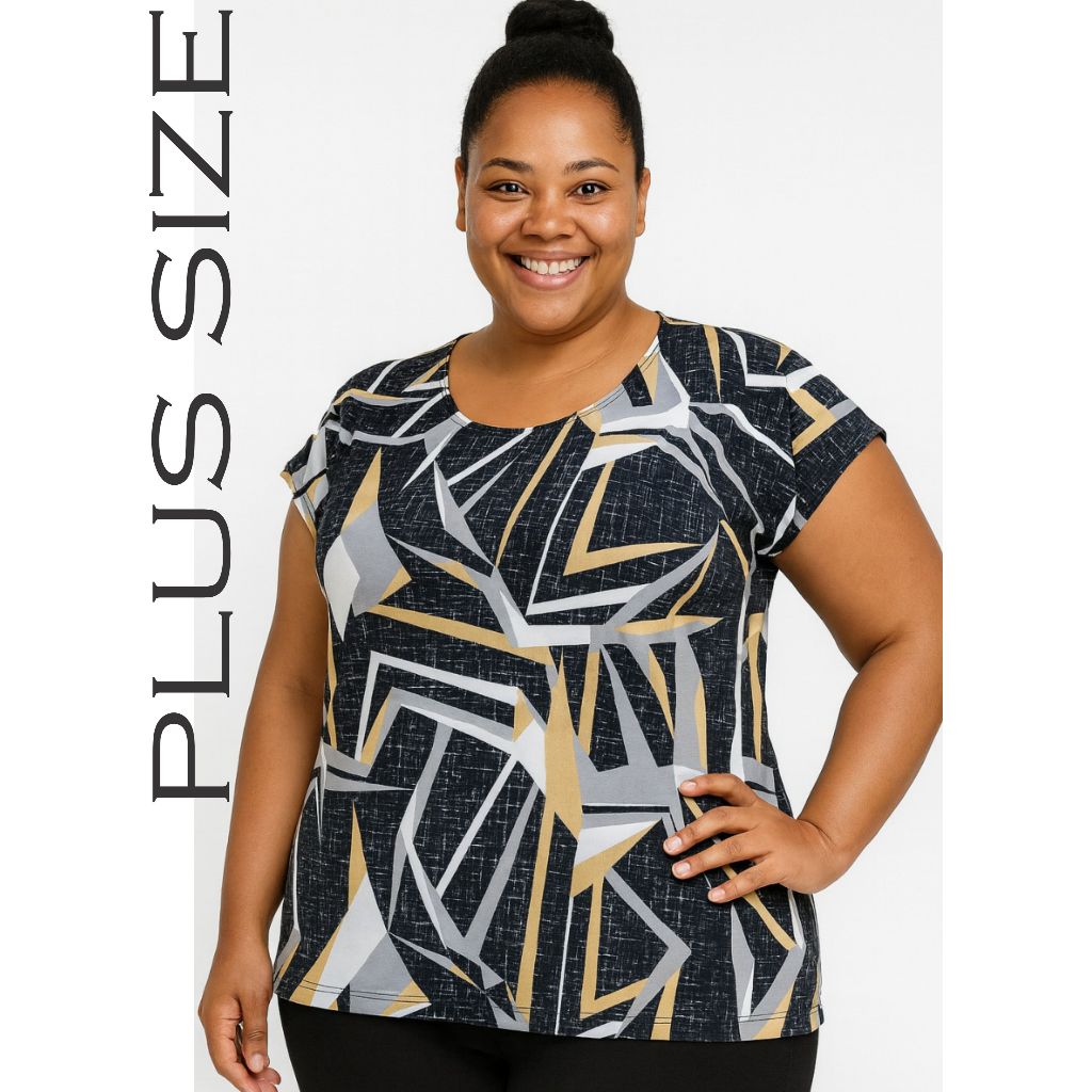 BLUSAS PLUS SIZE FEMININA MANGUINHA JAPONESA em Oferta na Shopee