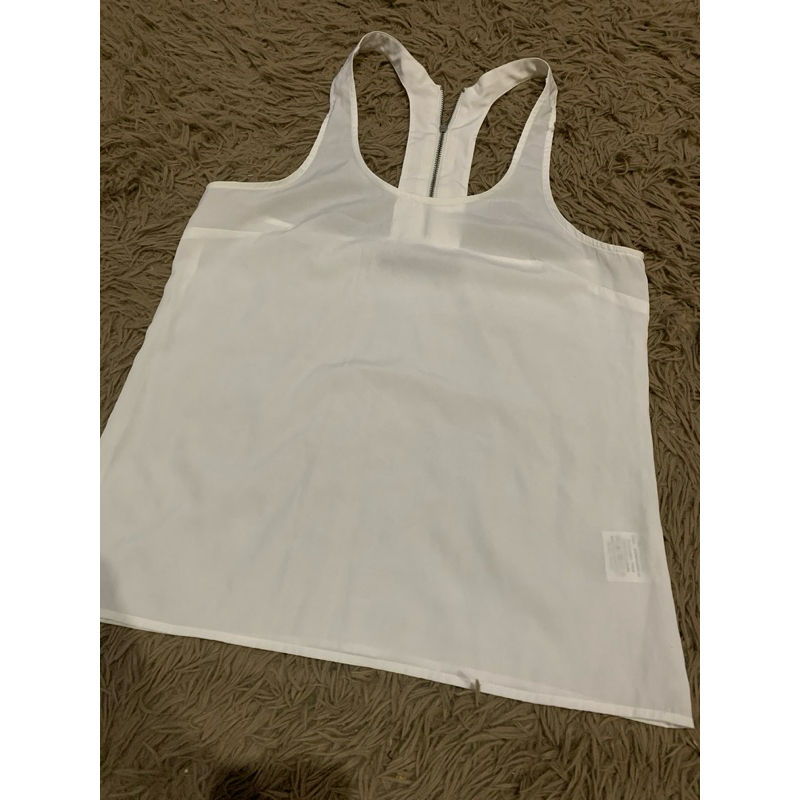 Blusa Regata Branca Clock house - tam 40