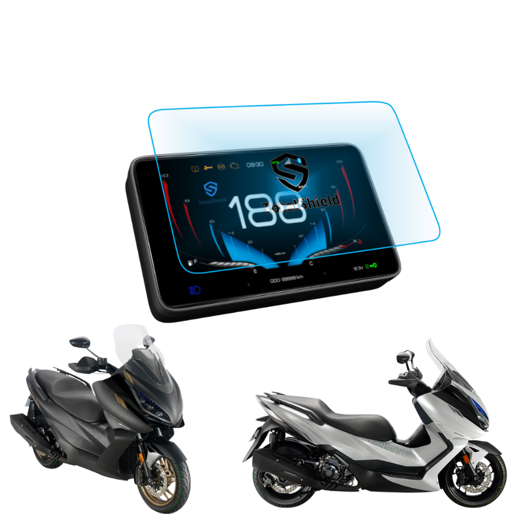 Película protetora do Painel Scooter Zontes 350e 2023 2024 2025 transparente Acessório anti risco
