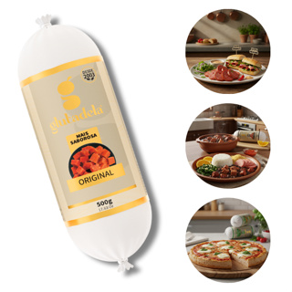 GLUTADELA SABOR ORIGINAL - A MORTADELA VEGANA 500 GRAMAS em Oferta na Shopee