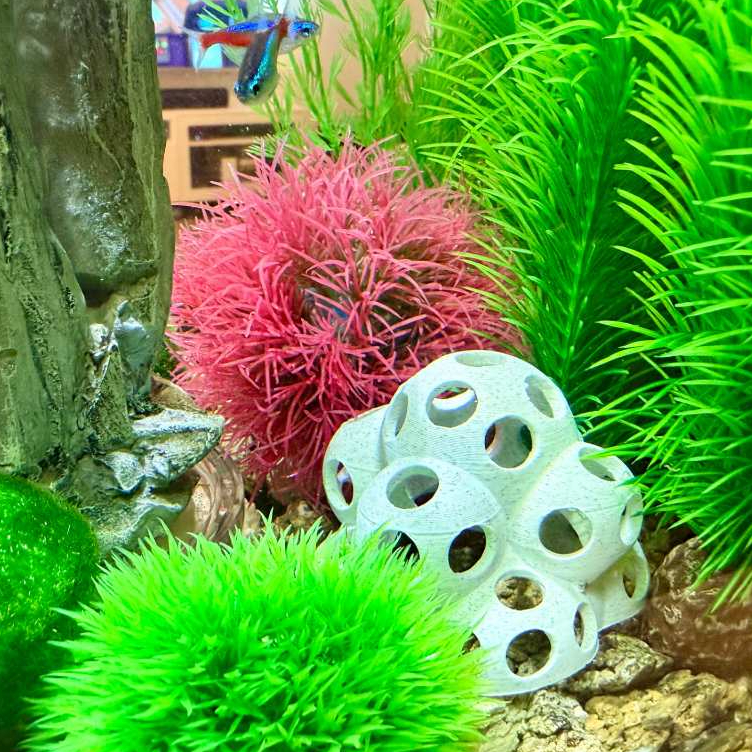 Kit 1 2 3 Toca Caverna 3D para Camarão Neocaridina Alevinos e Peixes de Fundo Esconderijo Seguro Aquário em Oferta na Shopee