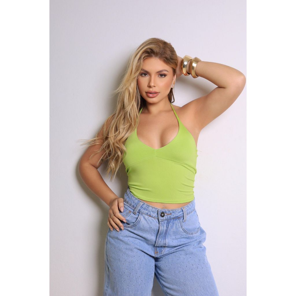 Cropped Amarração Suplex em Oferta na Shopee