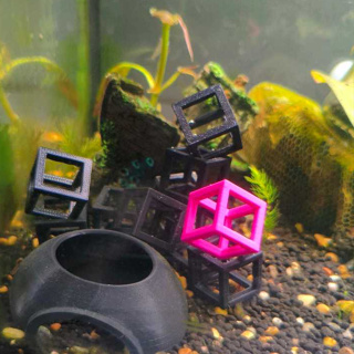 Kit 10 Decoração Aquário / Camarão Quadrado Aquarismo Peixes / Decoração Toca Caverna Esconderijo em Oferta na Shopee