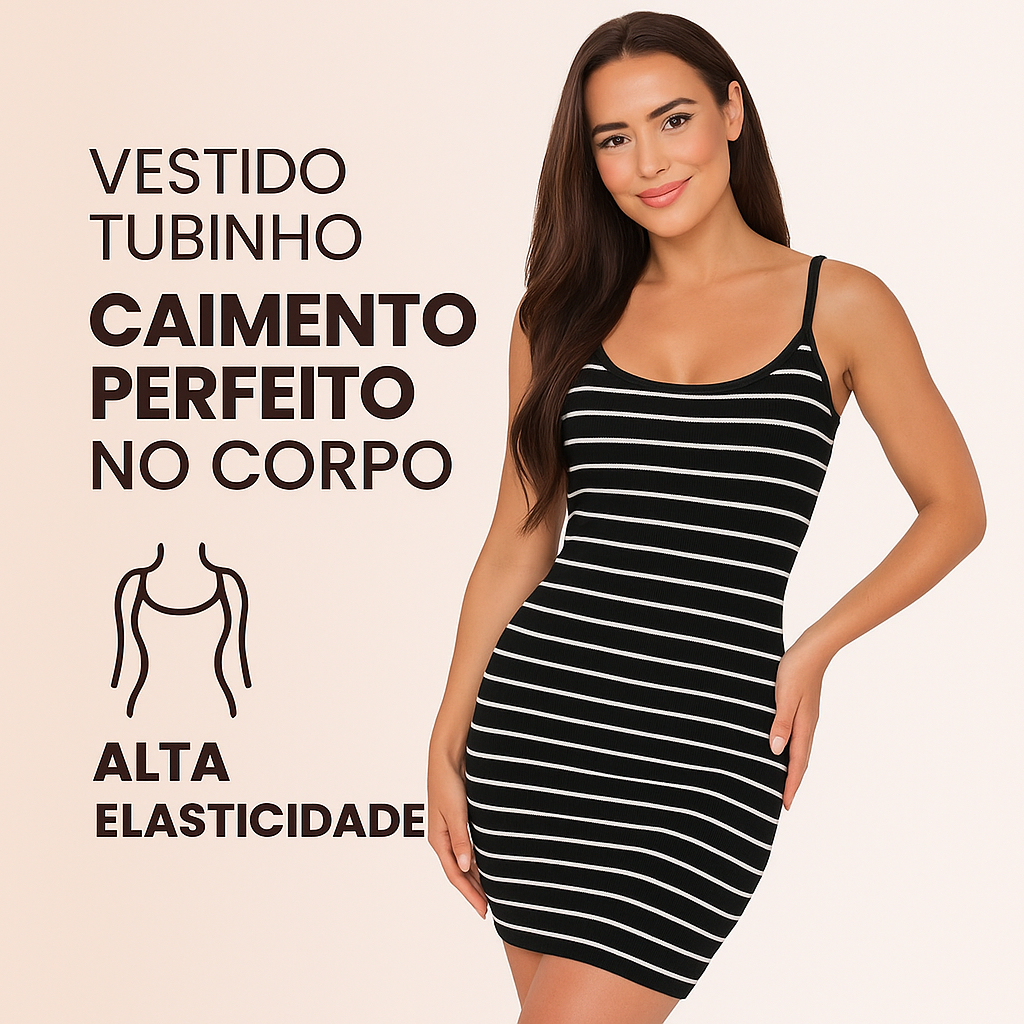 Vestido Feminino Curto De Alcinha Canelado Premium Moda Plus Size Vestido Midi Tubinho Feminina Verão