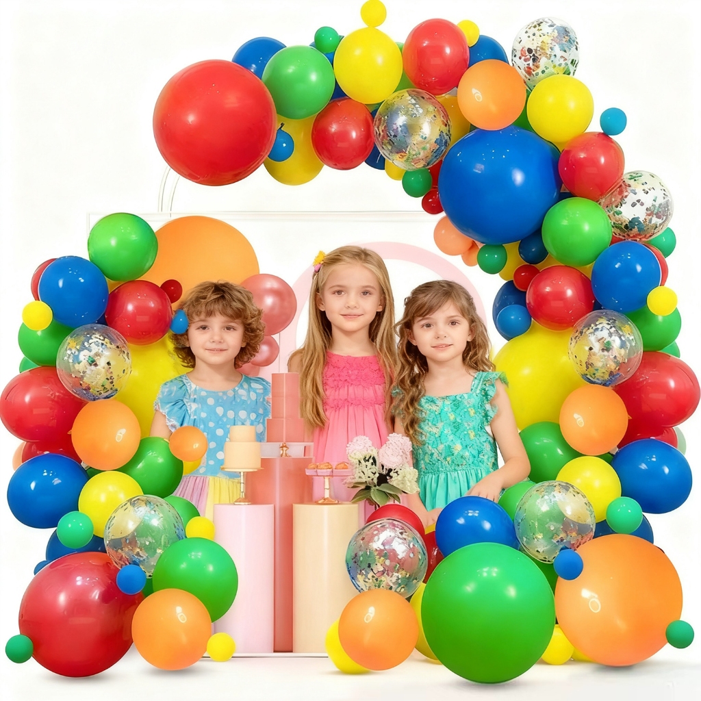 Kit 120 Balões De Festa Balões Coloridos Arco-íris Balões De Decoração De Festa De Aniversário De Casamento Balões em Oferta na Shopee