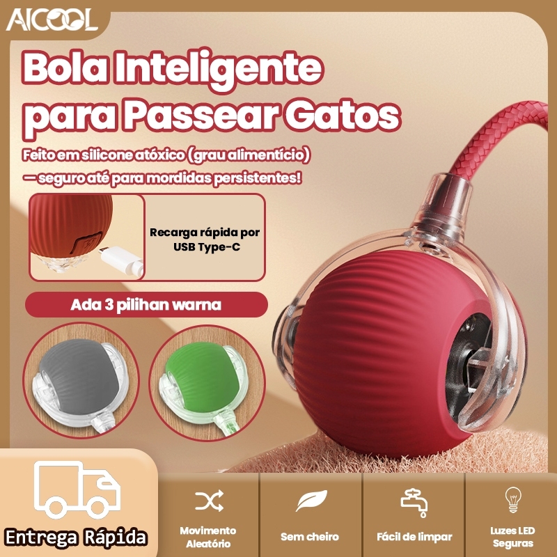 AICOOL Brinquedos para animais de estimação, bola interativa automática para animais de estimação em Oferta na Shopee