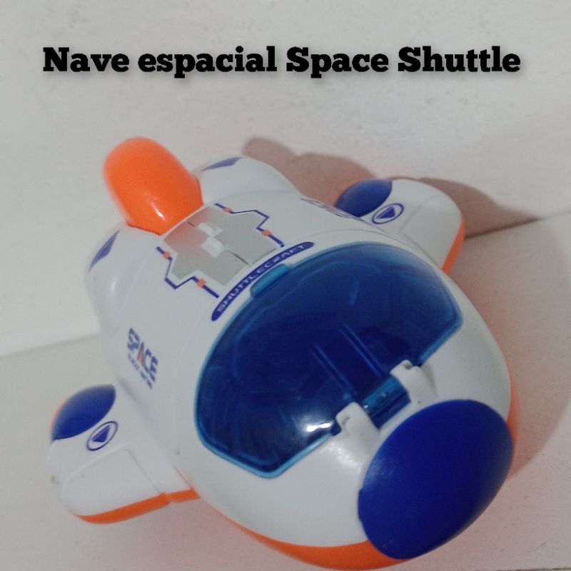 Nave espacial space Shuttle com 10 cm