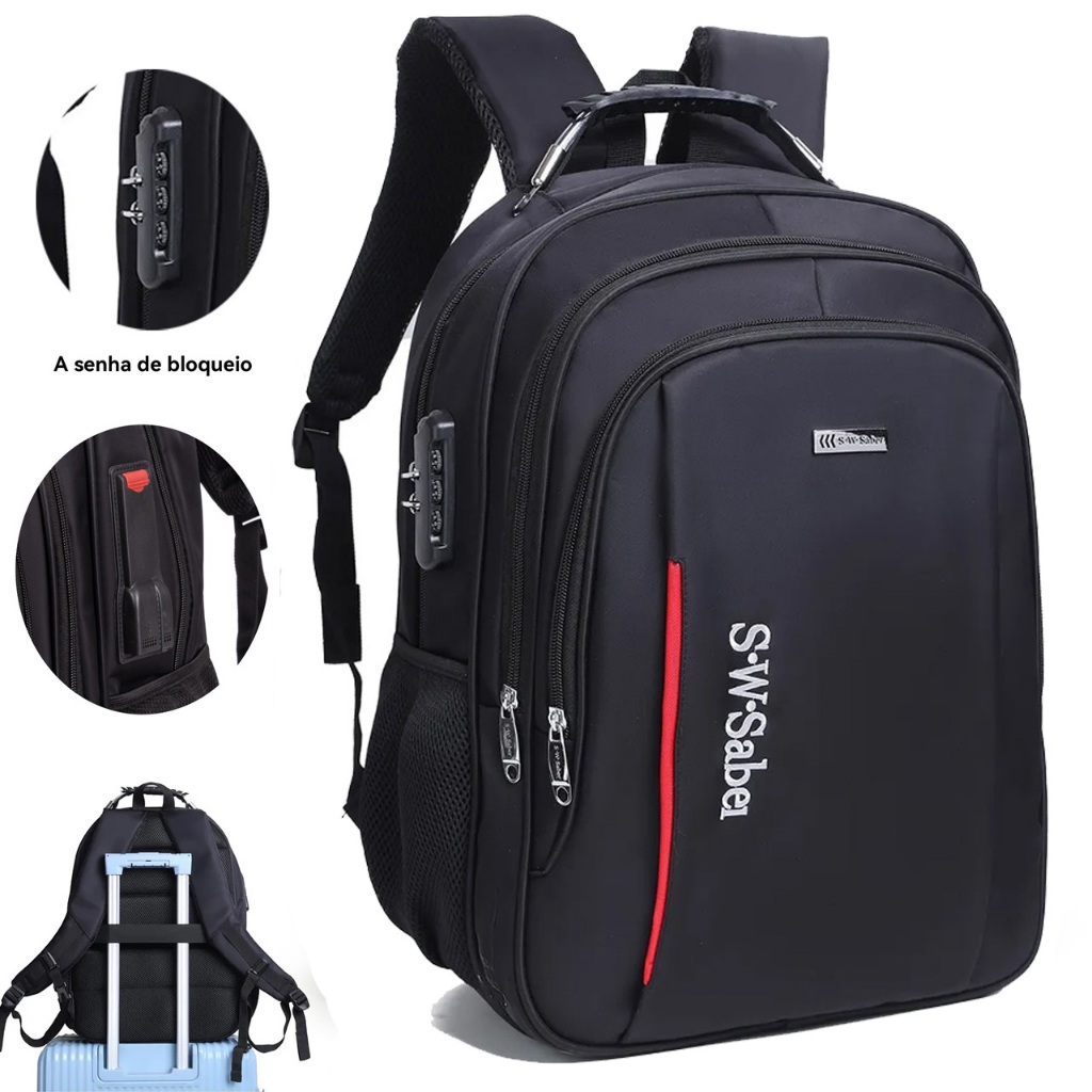 Mochilas para homens e mulheres waterproof working bags SKU interface