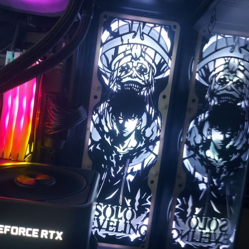 GRADE GRELHA PARA COOLER FAN GRILL 360MM X 120MM SUNG JIN-WOO SOLO LEVELING ANIME PC SETUP GAMER em Oferta na Shopee