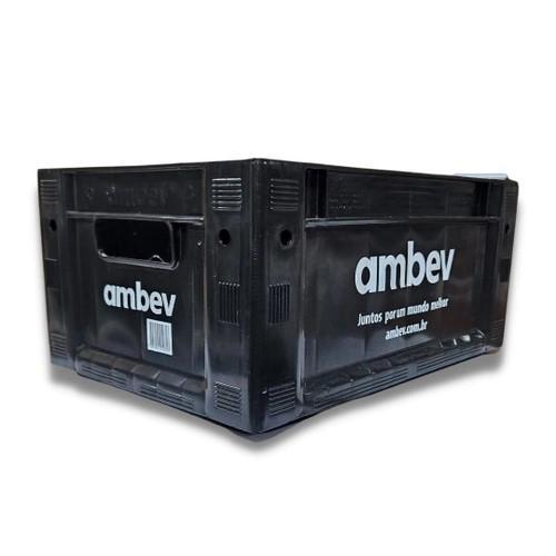 Engradado Cerveja 300ml Ambev para 24 garrafas Preta