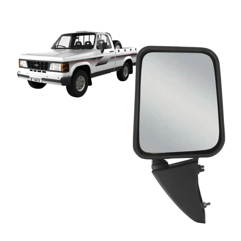 Retrovisor D20 Lado Esquerdo Bojudo 1991 1992 1993 1994 1995 em Oferta na Shopee