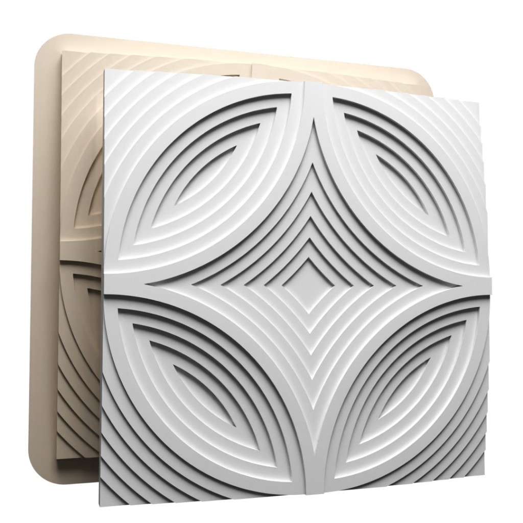 Forma gesso 3d molde gesso 33x33cm - N68