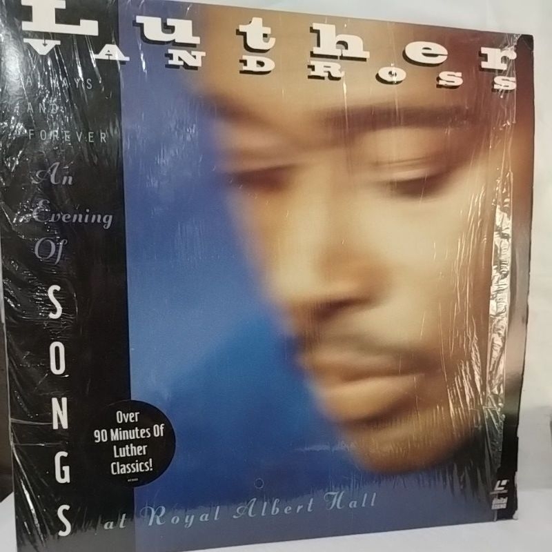 Laser Disc Luther Vandross An Evening Of Songs.