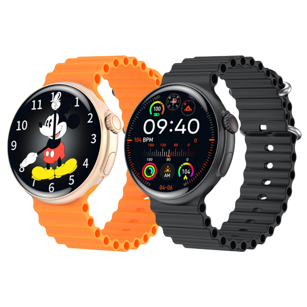 Smartwatch ULTRA Pro Mini AMOLED 1.32" NFC IP68 ECG GPS Com ChatGPT