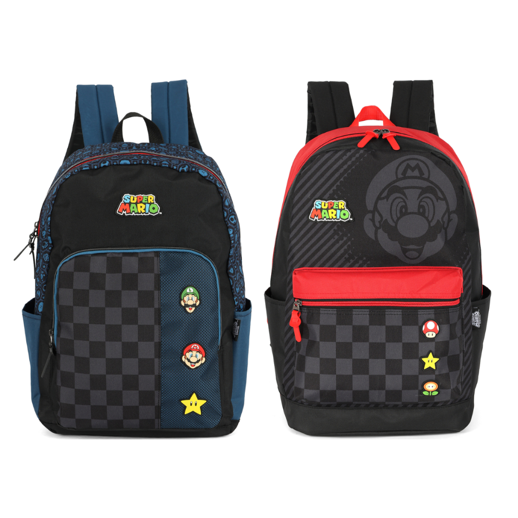 Mochila de Costas Super Mario Luxcel MS49881MO Lançamento 2026 em Oferta na Shopee