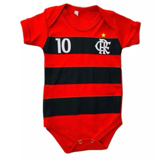 Body bebê Mesversario time de futebol em Oferta na Shopee