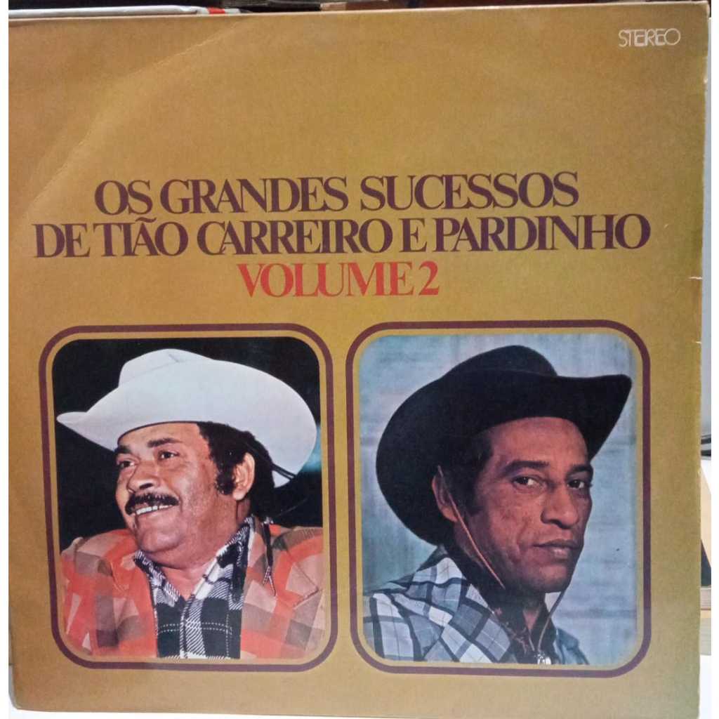 Disco de Vinil Os grandes sucessos de Tião Carreiro e Padrinho Vol 2