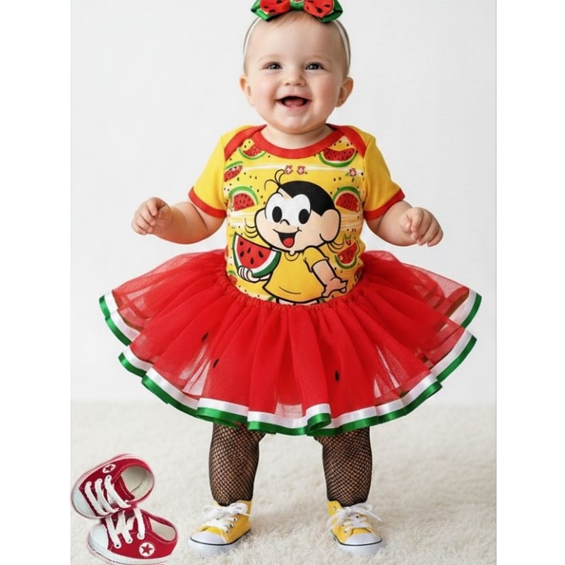Body Temático Melancia,mesversário bebê, festa ou evento em Oferta na Shopee