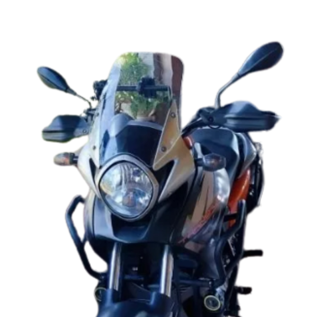 Bolha Parabrisa Transalp Xl 700 V 2007 Até 2014 Alongada Cristal Transparente - Otuky Bolhas