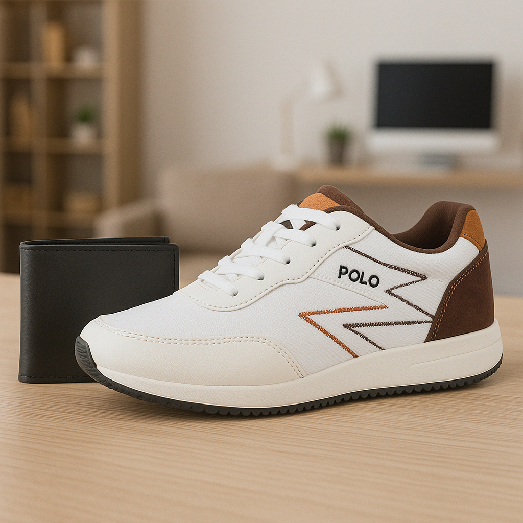Kit Tênis Casual Masculino Social Polo BF Shoes em Oferta na Shopee