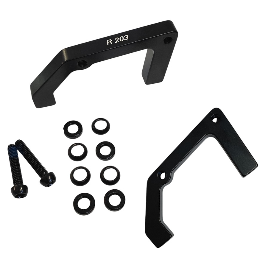 Adaptador Freio Disco Post Mount Traseiro M9 Para Rotor 203mm Mr Pad em Oferta na Shopee