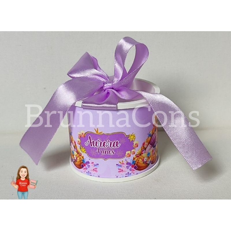 Tubolatas Personalizadas RAPUNZEL - Lembrancinha Maternidade/ Aniversário/Formatura/Festa Infantil - DIVERSOS TEMAS