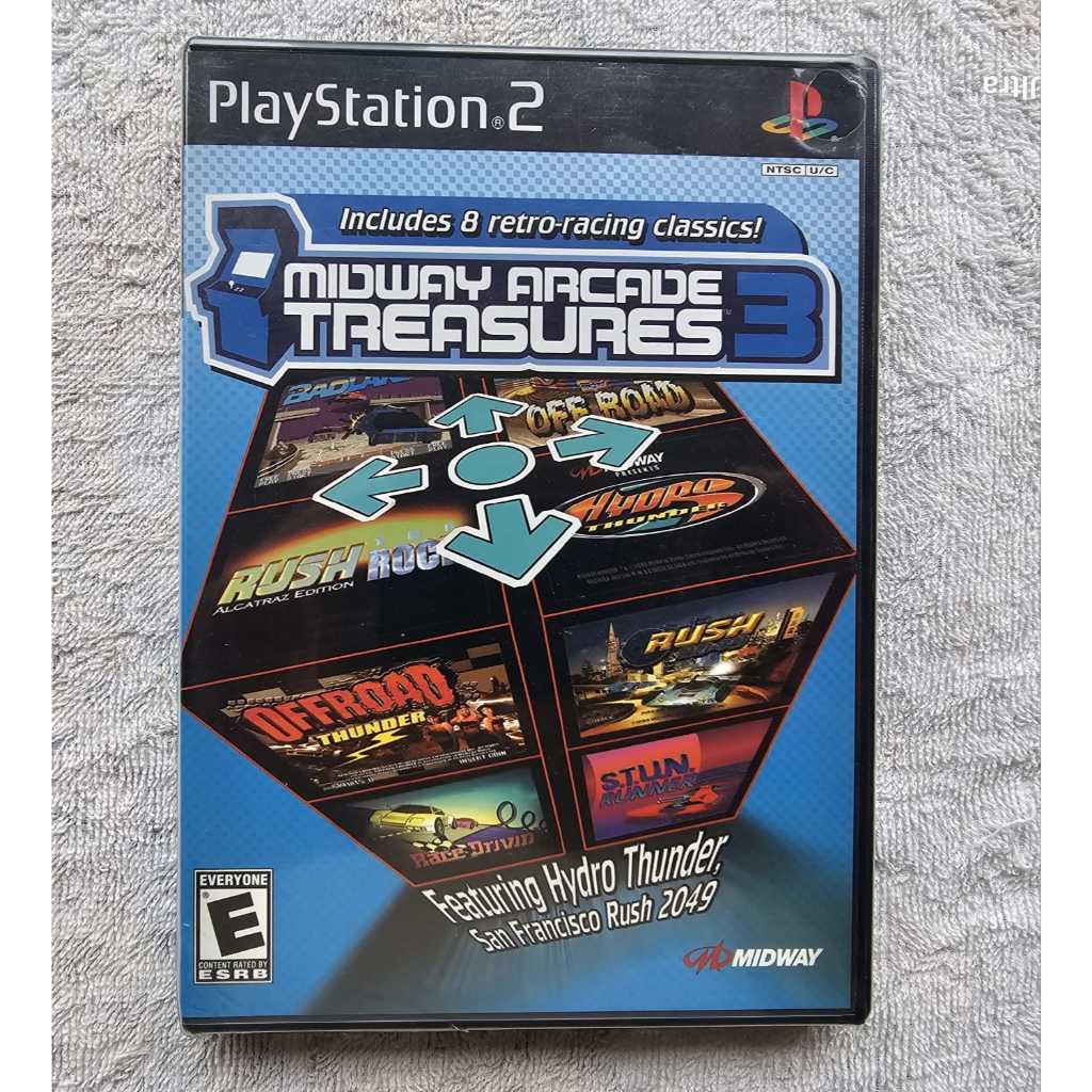 PlayStation 2 Midway Arcade Treasure 3 ((( NTSC - Lacrado )))
