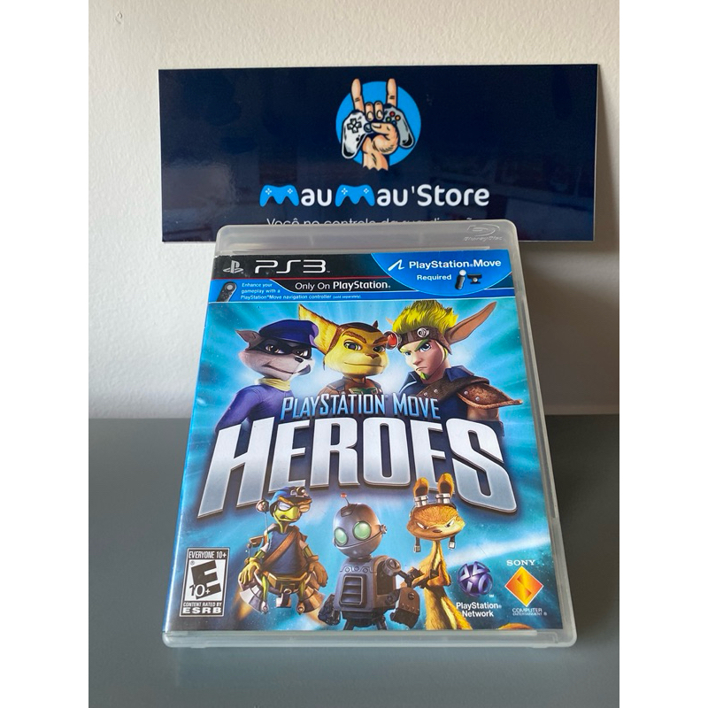 PlayStation Move Heroes PS3 - Original Usado Mídia Física Jogos de Ação PlayStation 3