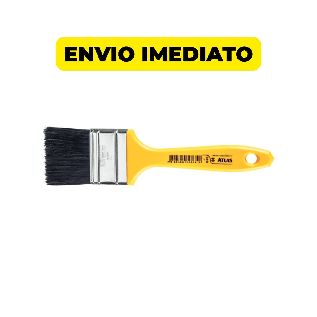 Trincha Pincel Atlas 319 Profissional 2 Polegadas Tinta Parede Esmalte