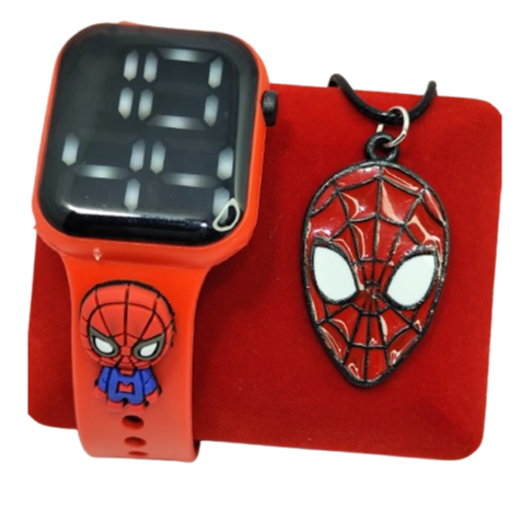 Kit Moda LED Pulseira Relógio Crianças Dos Desenhos Animados Digital Esportes À Prova Água Meninos masculino Para Presen