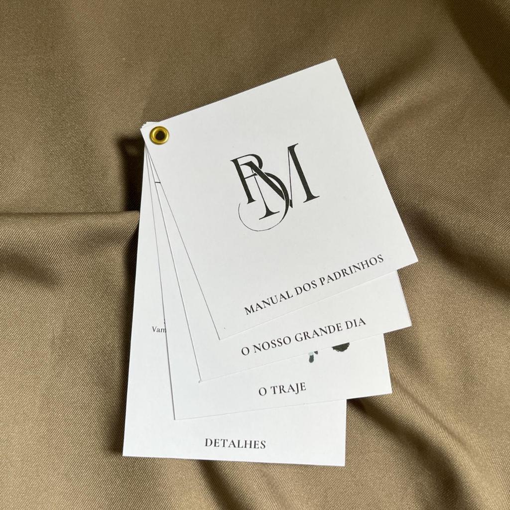 Manual Convite dos Padrinhos de Casamento personalizável kit cascata minimalista manual de padrinhos em Oferta na Shopee