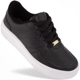 Tênis Vizzano Casual Feminino Conforto Original 1389 Preto e Branco em Oferta na Shopee