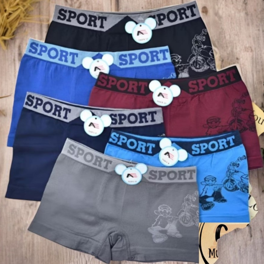 Kit 2/5/10 Cuecas Box Boxer Microfibra Infantil Juvenil MEN Boy Criança Bebê Masculino 01 a 16 Anos em Oferta na Shopee