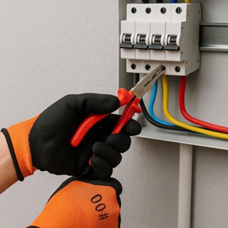 Luva de proteção corrente eletrica EPI eletricista anti choque em Oferta na Shopee