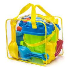 Brinquedo De Praia Definido Em Bolsa Com Zíper Reutilizável
