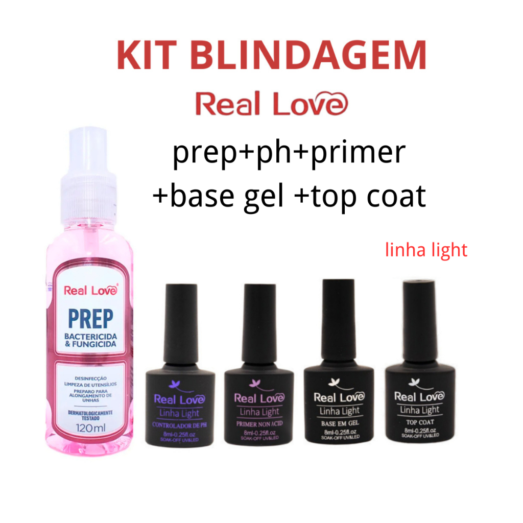 Kit de Blindagem Real Love - 5 Unidades em Oferta na Shopee