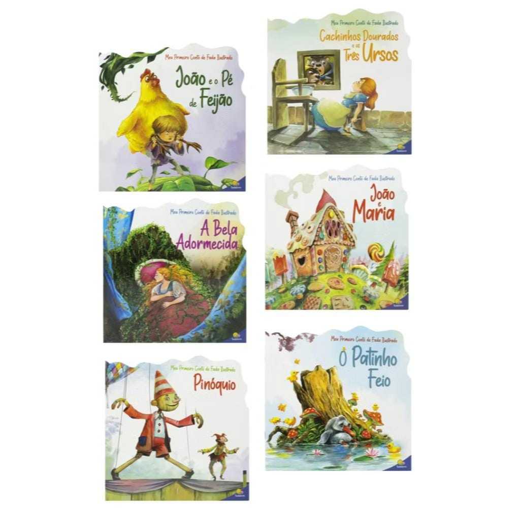 Coleção Kit com 6 Livros Meu Primeiro Conto de Fadas Ilustrado Todolivro
