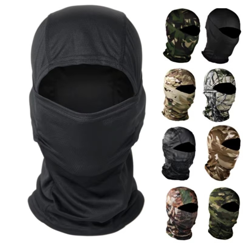Máscara Ninja Balaclava Tática Militar Camuflada Airsoft Solar