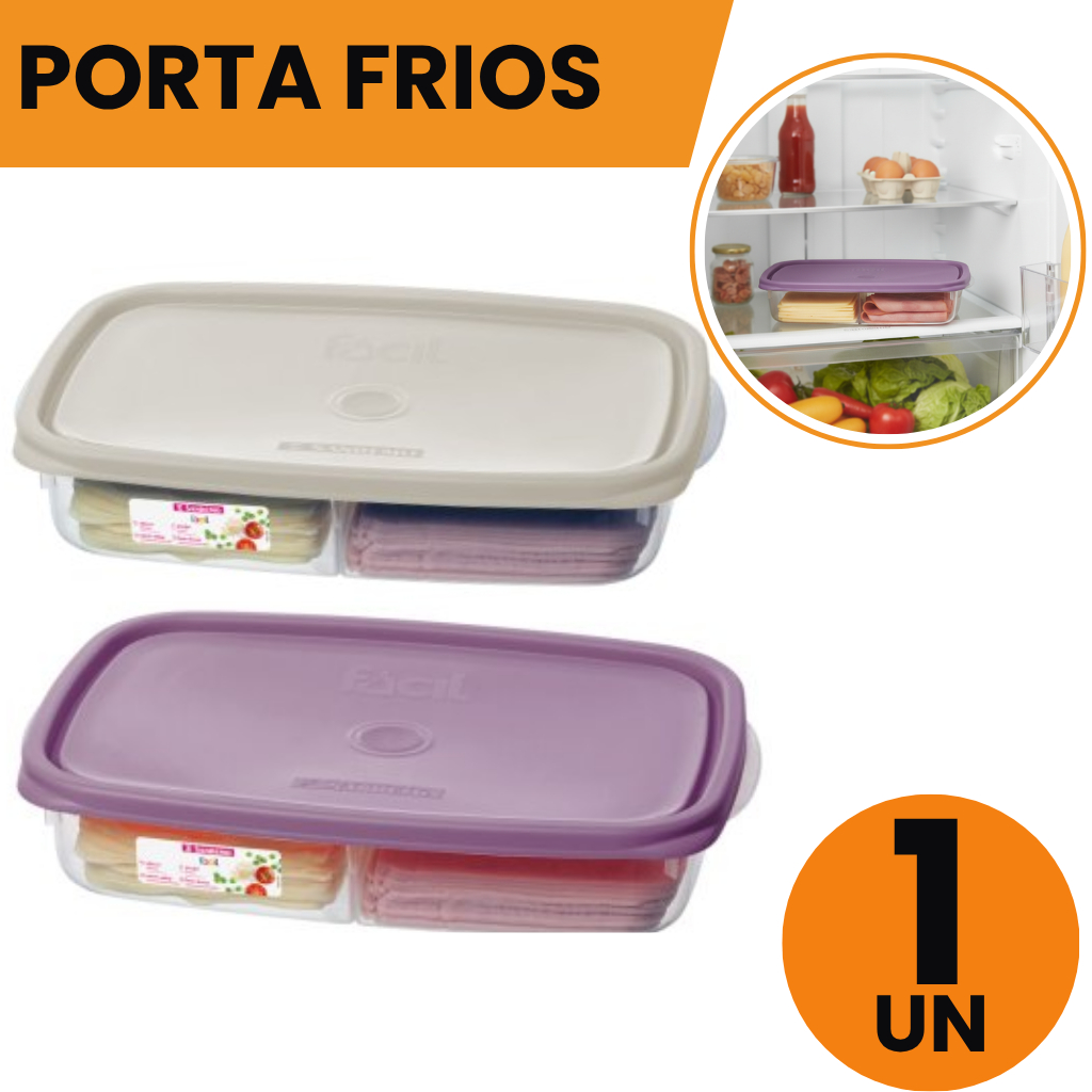 Pote Porta Frios Retangular 1,4L Sanremo – Presunto, Mussarela e Frios em Oferta na Shopee