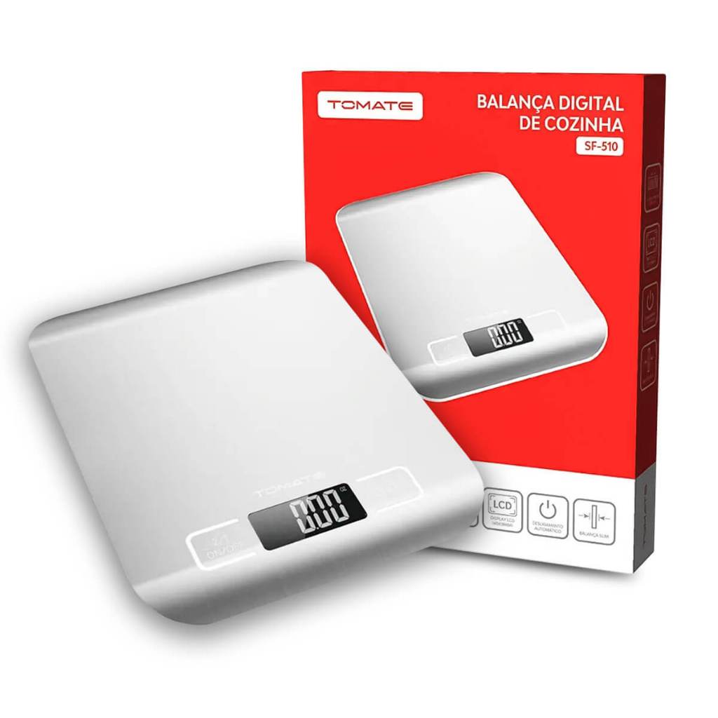 Balança Digital de Precisão [10 Kg]Balança Cozinha Inox Digital Alta Precisão 10kg Balança De Precisão 10kg Digital