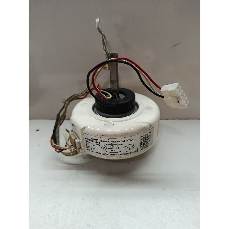 motor do ventilador da evaporadora splint Eletrolux.