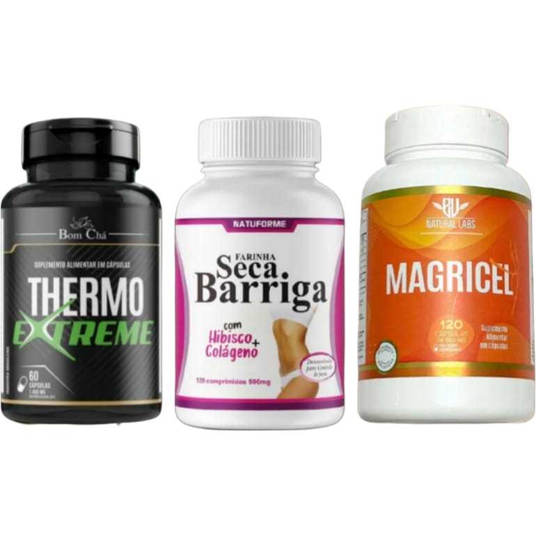 Combo Suplementos Thermo + Seca + Magri