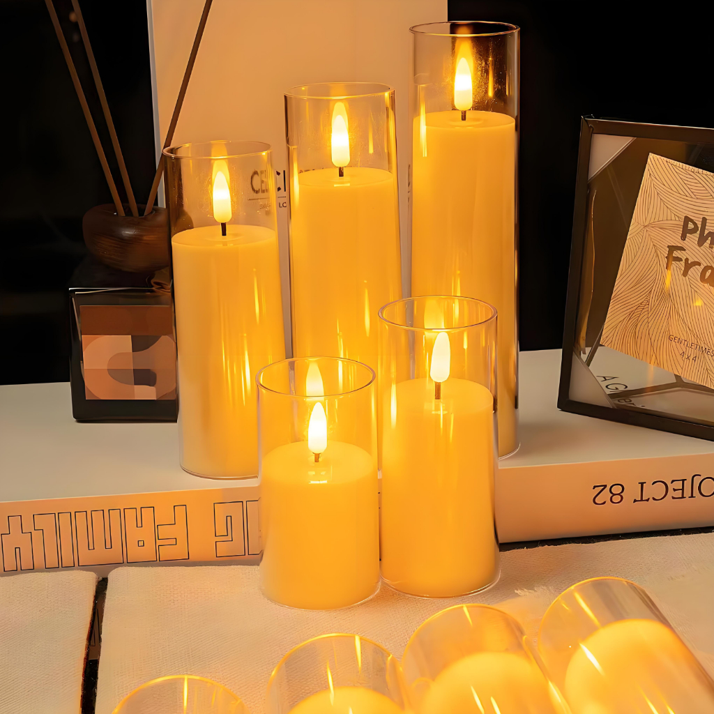 Velas Decorativas de Led Eletrônicas para Festa Decoração