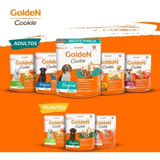 Biscoito Petisco Golden Cookies para Cães 350g em Oferta na Shopee