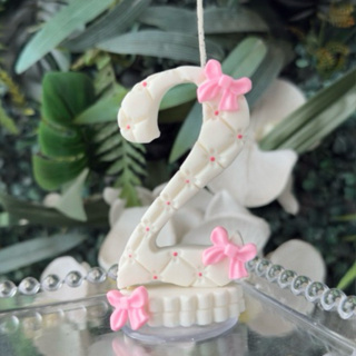 Vela laços | Lacinhos | coquette | com base para bolos em Oferta na Shopee