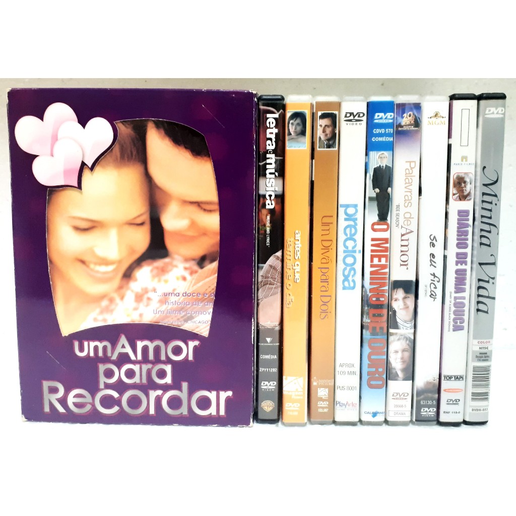 10 Filmes de drama/ romance (Se eu ficar, Preciosa e mais) - DVDs Originais