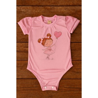 Body bebê Infantil Verão manga com tule - REF:1457 em Oferta na Shopee