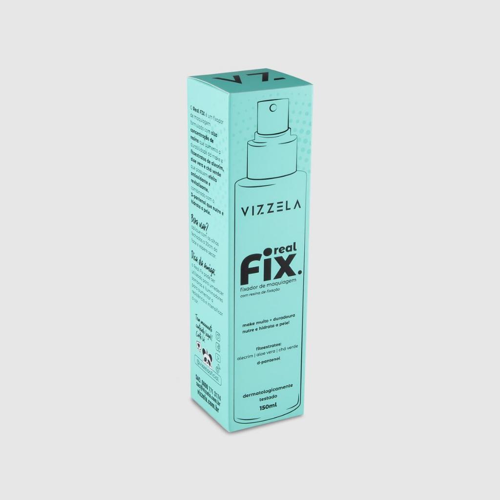 Detalhes do Fixador De Maquiagem Real Fix Spray Longa Duração Acabamento Natural Vegano Original 100ml Vizzela