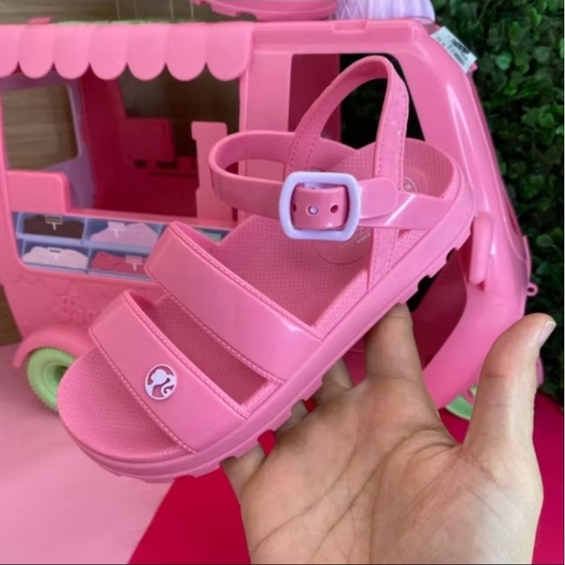Sandalia Infantil Barbie sorveteira carrinho Grendene Kids Original Lançamento Novidade